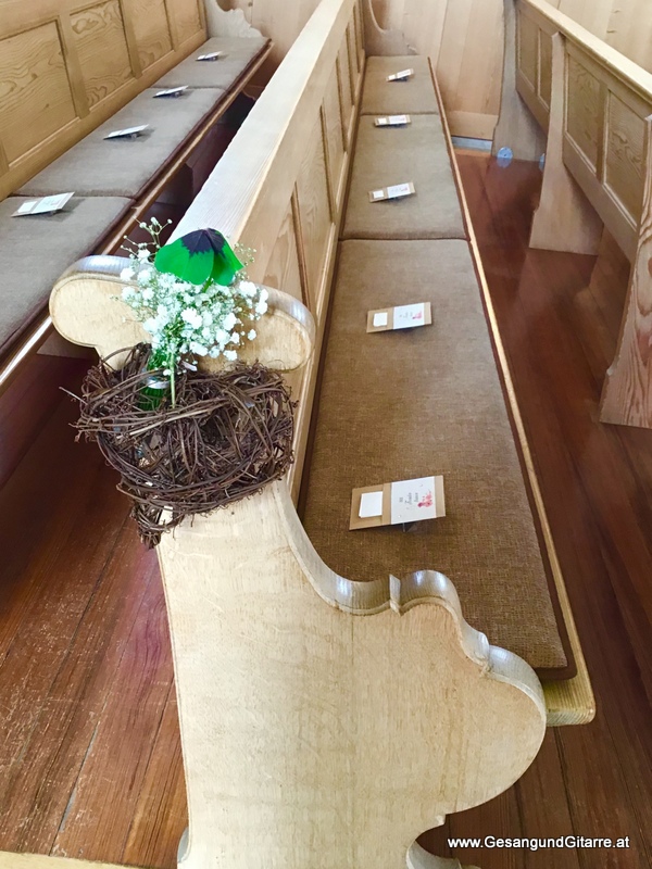 Hochzeit Trauung Schweiz Stein St. Gallen Kirche kirchlich Sängerin Musik
